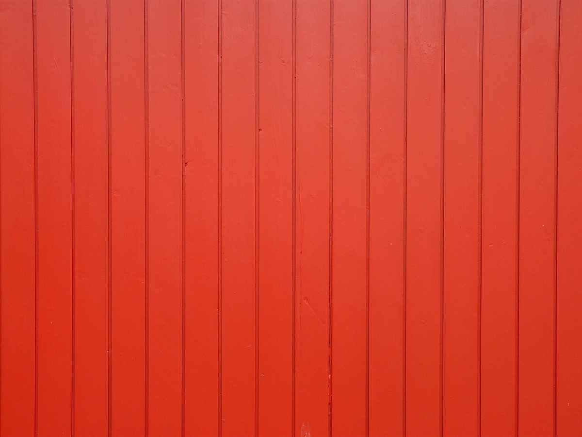 Забор из профнастила HL-10474, красный