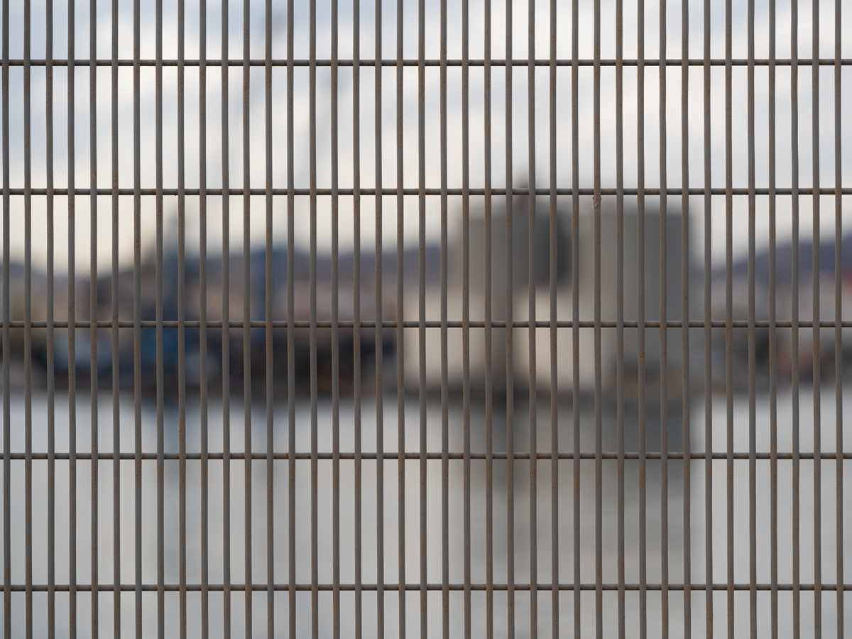 Забор решетчатый металлический WAQ 31