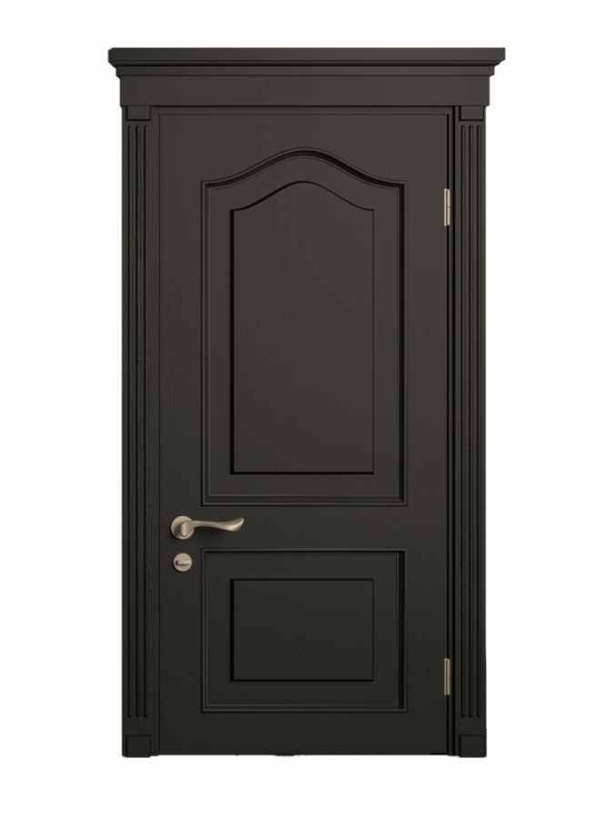Дверь входная «Калистро», черная
